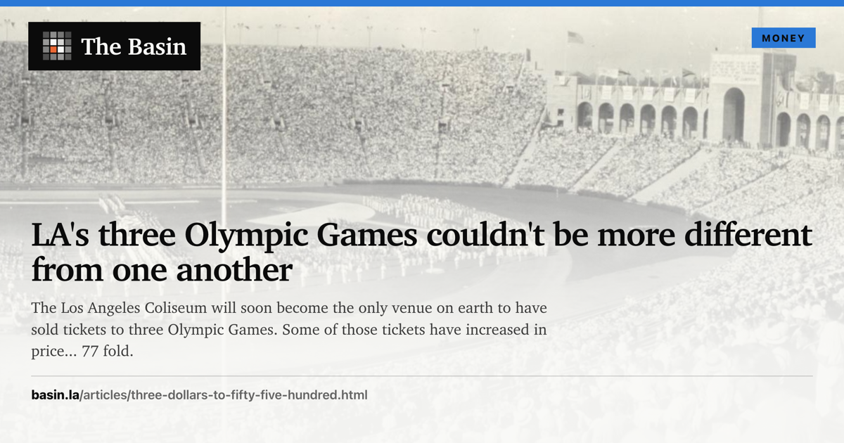 $3 in 1932... $5,519 in 2028... For the same seats